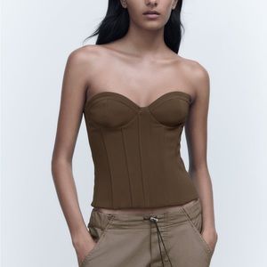 ZARA Corset Top NWT